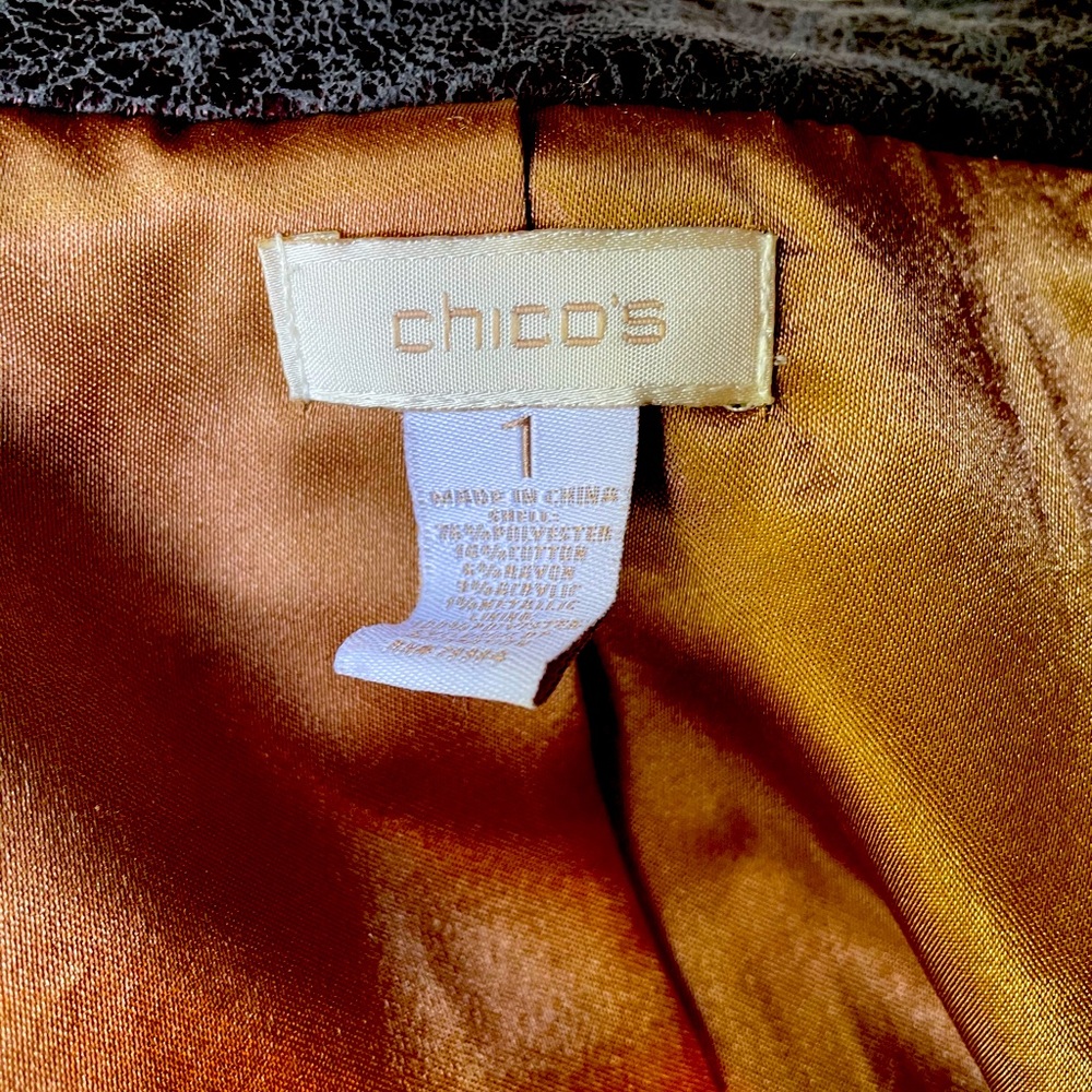 Chico’s zip jacket - Picture 3 of 3